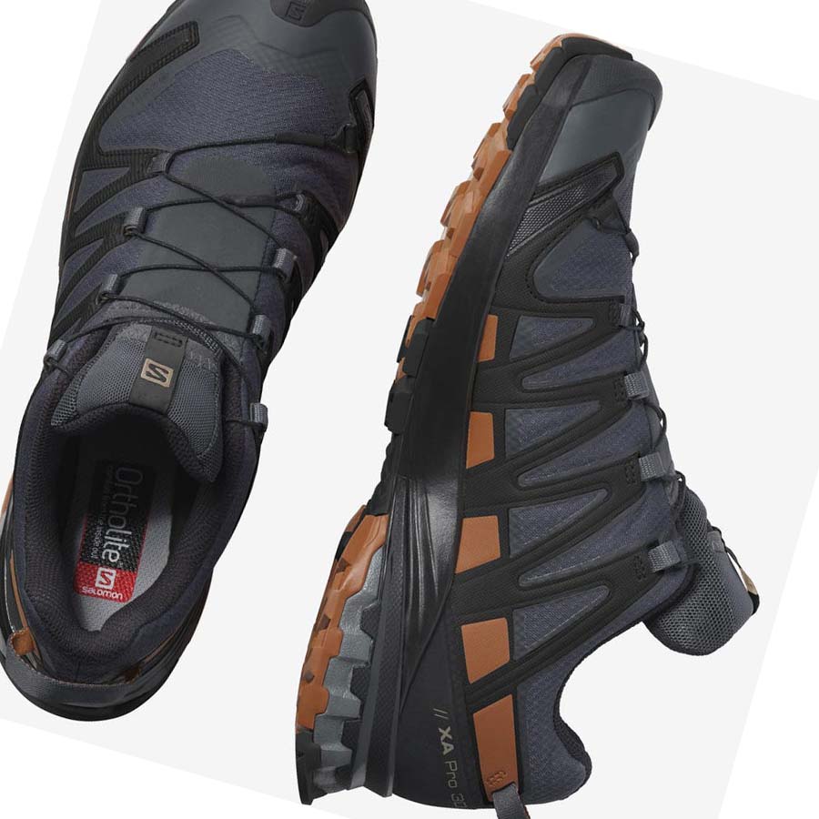 Salomon XA PRO 3D v8 GORE-TEX Trail Futócipő Férfi Titán | HU 2117ILH